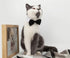 ZTON Handcrafted Adjustable Formal Pet Bowtie Collar Neck Tie for Dogs & Cats, S, Black
