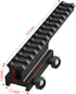 Riser Mount, Tactical High Profile Picatinny Weaver Rail Flat Top Mount Adaptor and Riser for Scopes and Optics, 1" H x 5.7" L, 14 Slots