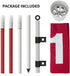 THIODOON Golf Flagstick 6ft with Cup, Detachable Golf Hole Cup and Flag for Driving Range Backyard