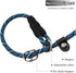 Reflective Long Dog Leash Slip Lead, No-Choking 12FT/20FT/30FT/50FT Rope Training Lead for Medium Dogs Small Puppy Pets Behavior Active Playing Blue