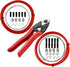 VXM Universal Bicycle Shift Derailleur Cables, Stainless Steel Bike Brake Cable, Shift Wire Kit for Mountain Road Bike