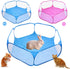 Chinchilla Guinea Pig Playpen Rabbit Cage Breathable & Transparent Small Animal Cage, Pop Open Outdoor/Indoor Exercise