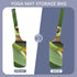 Backpack YHNNH Tree Frog Baby Yoga Mat Bag Yoga Multi Pocket Exercise Yoga Mat Carrier Multi-Functional Storage Bag