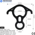 NewDoar 50KN 11000 LBF Rescue Figure,8 Descender Large Bent-Ear Belaying and Rappelling Gear Belay Device for Rock Climbing, Aerial Dance,Ziplining and Peak Rescue 7075 Aluminum Alloy