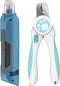 PAPIFFEED Dog Nail Grinder, Quiet 6-Speed Electric Nail Trimmer with Dual LED