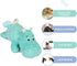 Cute Stuffed Hippo Dog Toys - Squeaky Plush Toys for Large Breed, Chew Toys for Small, Medium, Large Dogs