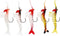 Beaupretty 5pcs Artificial Fishing Lures Soft Simulated Shrimp Baits PVC Soft Lures