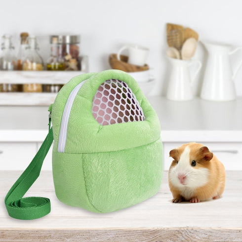 1 PCS Portable White Mesh Bag, African Hedgehog Hamster Breathable Pet Carrier, Handbags Puppy Cat Travel Backpack