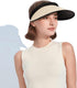 Wide Brim Sun Visor Hat Large UV Protective Beach Cap Womens Outdoor Tennis Straw Hats