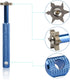 HIFROM Groove Sharpener with 6 Heads, Golf Club Re-Grooving Tool for All Irons and Wedges