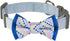Blueberry Pet 4 Patterns Polka Dots Handmade Detachable Bow Tie Adjustable Dog Collar in Neat Pastel Blue, Small, Neck 12"-16"