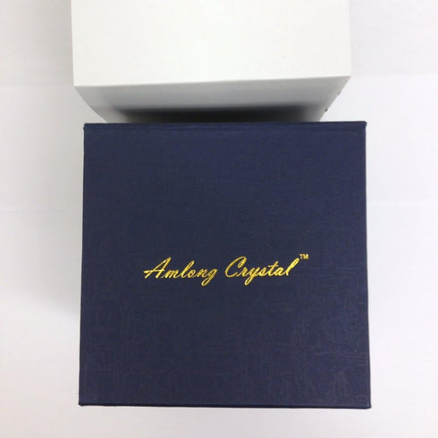 Amlong 3 inch Crystal Golf Ball Paperweight with Gift Box