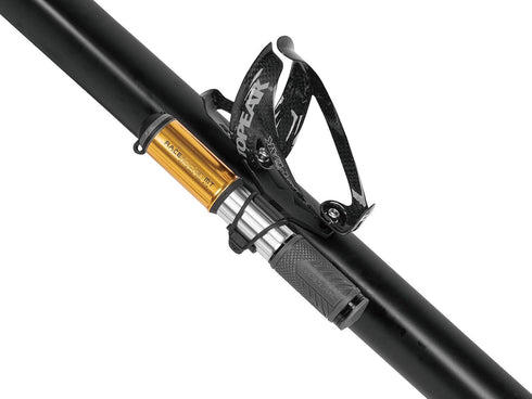 Topeak MT Hand Pump - Gold Race Rocket Mini Pump with Smarthead Threadlock, 90psi, Aluminium