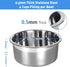 Kennel Water Bowl, 2 Packs No Spill Hanging Cage Crate Bowl for Small Dog and Cat Feeder