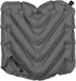 Klymit V Seat - Lightweight Inflatable Travel Cushion for Camping, Bleachers, or Glassing Pad, Gray