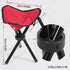 YUSHTPO 12in 3 Tripod Stool Portable Use Height Foldable Leg Chair for Hiking Camping Beach BBQ Travel Outdoor