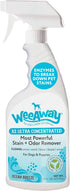 X2 Ultra Concentrated Pet Stain and Odor Remover Spray, Enzyme Cleaner for Dog Urine, 16 oz (Ocean Breeze)