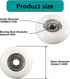 Total Gym Set of 4 Replacement Wheels/Rollers for Models 2000, 3000, Some 3000 XL, Early XL (White)