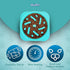 Non-Slip Slow Feeder Dog Bowl, Anti-Choke Design for Healthier Eating Habits