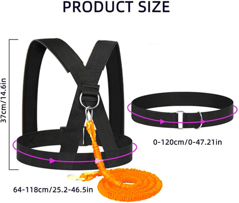 OYINDIZ Set Resistance Explosive Training Help to Improve Power, Strength, Agility, Track and Field for Football