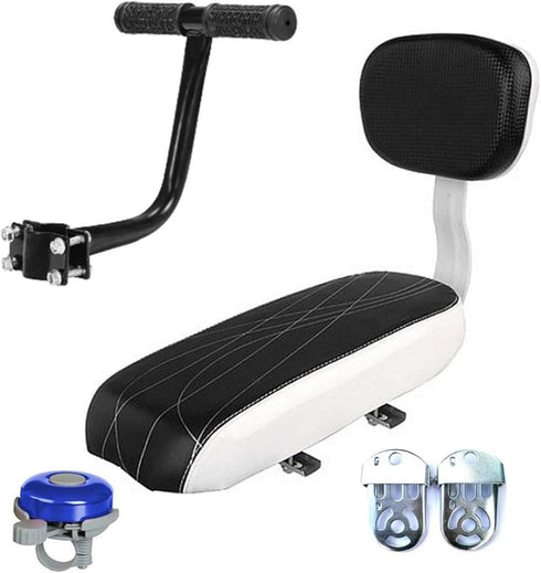 BOGEEL Bicycles Rear Seats Cushion Armrest Footrest Set, Kids Child Carriers Bicycles Baby