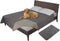 Easy-Going 100% Waterproof Dog Bed Cover, Non-Slip Washable Couch Cover, Replacement Sofa Cover (86x82 in, Gray)