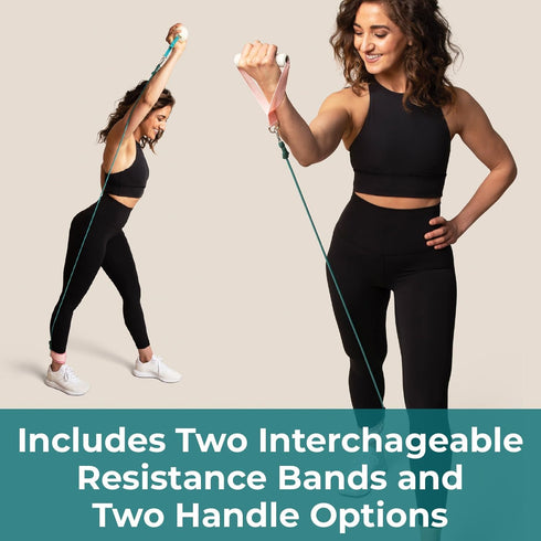 Full Body Resistance Band with Ankle Strap and Weight System for Home Workout Equipment