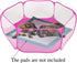 RYPET Guinea Pig Playpen, Breathable Transparent Pet Exercise Fence, Portable for Indoor/Outdoor