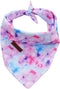 Elegant Little Tail Bandana for Small, Medium, Large Dogs, Adjustable Comfortable Bibs Scarf