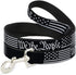 Dog Leash, Americana Flag We The People, Black White, 6 Feet Long, 0.5 Inch Wide