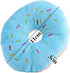 2 PCS Blue Donut Shape Plush Pet Toy - Lovely Squeaky Chew Toy with Chew Guard Technology for Dogs