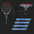 Pre-Strung Lightweight 27 Inch Tennis Racket, Recreational Adult Rackets for Men Women Students with Carry Bag