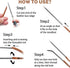 Softball Baseball Glove Lace Repair Kit, Includes 2 Leather Laces and Lacing Needle for Mitt