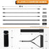 VEICK Resistance Bands for Working Out, Exercise Bands with Handles for Men and Women, Fitness Weights