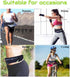 Running Belt with Water Bottle Holder for iPhone 16 15 14 13 12 11 Pro Max Xs 16e Xr X Plus SE Mini/Galaxy, Reflective