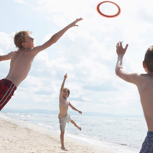 Flying Disc for Kids Adults - 11 Inch Flying Ring, 3 Pack Soft Discs for Beach Backyard Sports Play, Gift for 4+