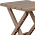 21045 Camco Small Quick-Folding Adirondack Table, Plastic, Taupe