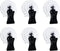 SLSON Fishes Veggie Seaweed Plant Suction Cup Clip Feeding Tool, 6 Pack Black Aquarium Accessories for Fish Tank