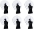 SLSON Fishes Veggie Seaweed Plant Suction Cup Clip Feeding Tool, 6 Pack Black Aquarium Accessories for Fish Tank