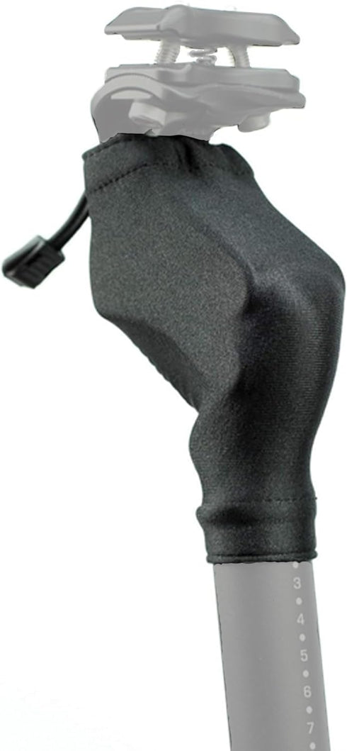 KINEKT Protective Wrap for Bike Suspension Seatpost, Abrasion Resistance Cycling Accessories, Black