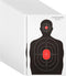 Juvale 50 Pack Paper Shooting Targets for Range, Bulk for Hunting Handguns Pistols Rifles Silhouette with Red Bullseye