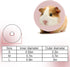 Hamster Recovery Collar Protection Cone After Surgery, Small Animals Adjustable Protection Collar for Rat Bird Rabbit Guinea Pig, Anti-Lick Anti-bite Pet Elizabeth Collar (Pink, S)