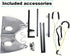 Mluyeri 360 Hammock Rotatable Dog Grooming Arm with Clamp,Foldable Adjustable Height Dog Grooming Table Arm