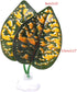 Betta Fish Leaf Bed Simulation Hammock, Natural Habitat Suction Cup Leaf Pad for Fishtank Spawning Grounds