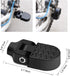 TOBWOLF Mini Bike Rear Pedals, 3.1x1.6 in Aluminium Alloy Folding Pegs, Non-slip Footrests for Folding Mountain Bike