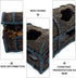 Aquarium Ornament, Resin Treasure Chest Decoration, Fish Tank Hide Castle for Underwater Landscape Decor