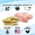 Max and Neo Freeze Dried Chicken Breast Dog Treats - Single Ingredient, Pasture Raised, Antibiotic Free, Human Grade Chicken Grown in The USA - We Donate 1 for 1 to Dog Rescues for Every Product Sold