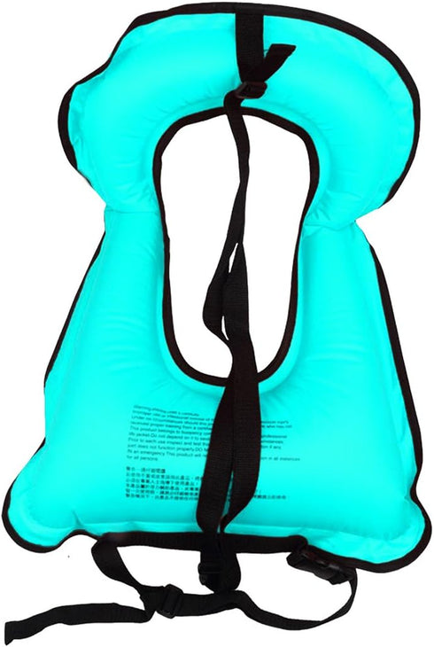Inflatable Snorkel Vest for Adults, Snorkeling Jackets for Free Diving, Safety Load Up to 220 lbs