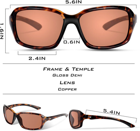 KastKing Alanta Polarized Sport Sunglasses for Men and Women, Ideal for Driving, Fishing, Cycling, Running, UV