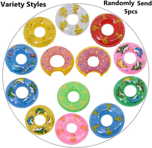 3.74 Inch Lizard Bath Collar Ring, Swimming Rings for Bearded Dragon, Leopard Gecko, Amphibians Cage Accessories